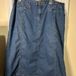 Iwab Jeans Blue Denim Skirt